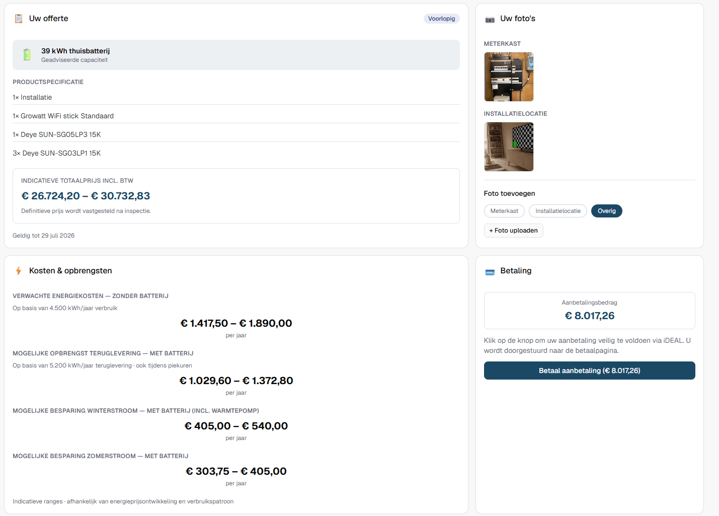 Offerte preview